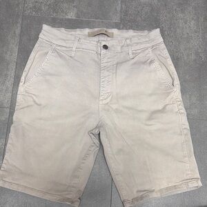 Joe's Jeans Tan Flat Front Shorts Classic Style